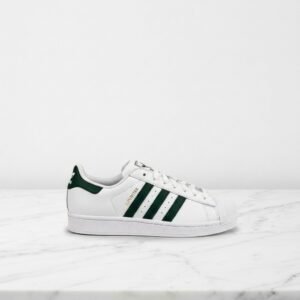 Buty Adidas Superstar II White Collegiate Green