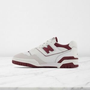 New Balance 550 Burgundy na co dzień