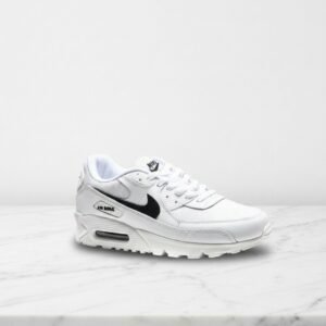 Buty Nike Air Max 90 White Black na co dzień, unisex, wygodne, biało-czarne, do stylizacji casual DH8010101
