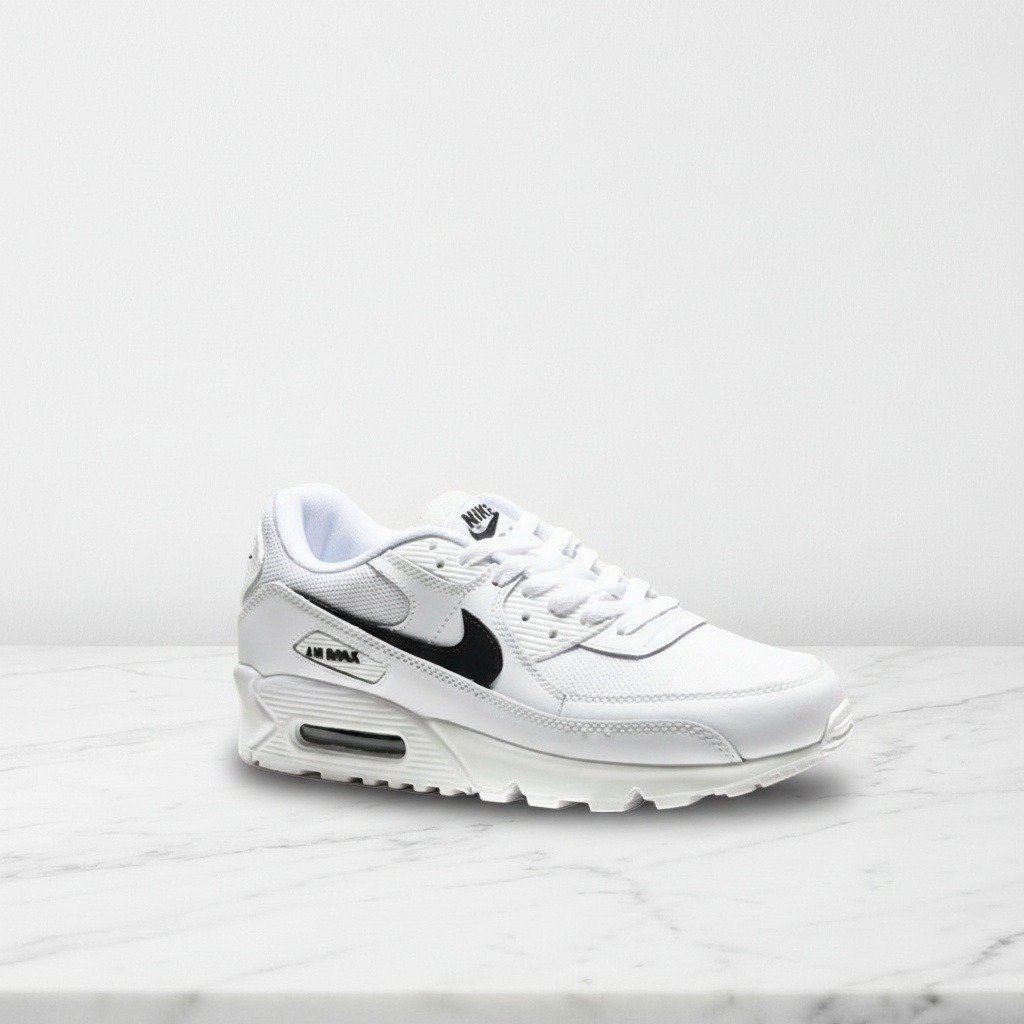 Buty Nike Air Max 90 White Black na co dzień, unisex, wygodne, biało-czarne, do stylizacji casual DH8010101