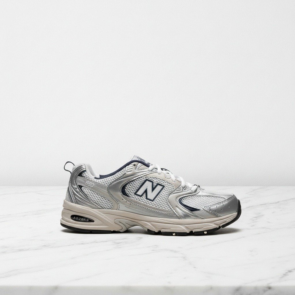 Buty New Balance 530 Steel Grey na co dzień, unisex, oddychająca siatka, wygodna amortyzacja pięty, pasują do wielu stylizacji, MR530KA