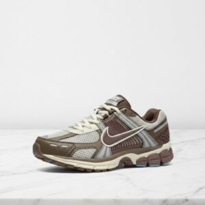 Buty Nike Zoom Vomero 5 Earth Fossil na co dzień, wygodne sneakersy unisex, brązowo beżowe, FD9920-022