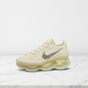 Sneakersy Nike Air Max Scorpion Phantom, wygodne na co dzień, lekki Flyknit, unisex, kremowo czarne DJ4701-001
