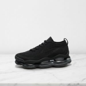 Buty Nike Air Max Scorpion Flyknit, czarne, pasują do codziennych stylizacji, wygodna skarpetkowa cholewka, unisex DJ4702-002