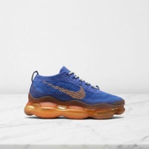 Nike Air Max Scorpion Flyknit SE, buty męskie na co dzień, niebiesko-pomarańczowe, wygodne DX4768-400