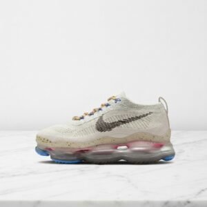 Nike Air Max Scorpion Flyknit, sneakersy unisex na co dzień, kremowe, beżowe, tekstylne FJ7070-001