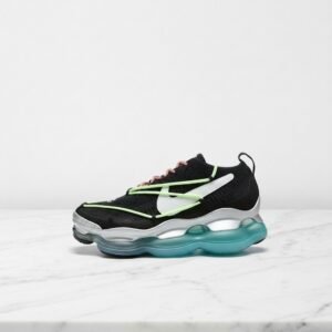 Buty Nike Air Max Scorpion Flyknit dla niego i dla niej, czarno-turkusowe, wygodne na co dzień, tekstylna cholewka, FN8884-013