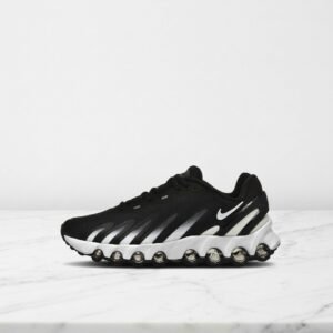 Nike Air Max DN8 dla niego, wygodne sneakersy na co dzień, czarno białe, siatka i syntetyk, idealne do codziennych stylizacji, FQ7860-007