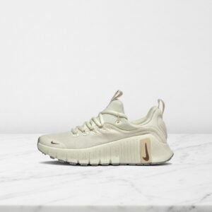 Nike Free Metcon 6, damskie buty treningowe, kremowo beżowe, wygodne na co dzień i na siłownię, FJ7126-100
