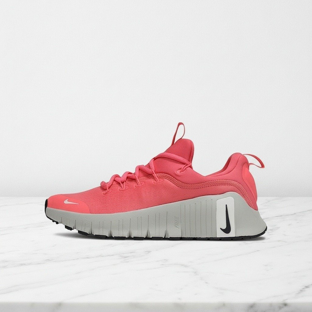 Nike Free Metcon 6 Aster Pink, różowo-szare buty treningowe na co dzień i na siłownię, FJ7126-602