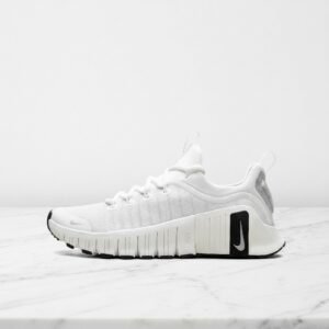 Nike Free Metcon 6 Premium na co dzień i trening, biało srebrne, oddychająca siatka, unisex FZ1695-101