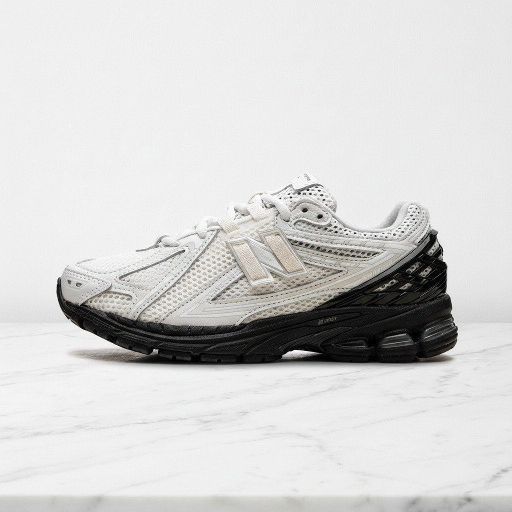 Buty New Balance 1906R Comme des Garcons Homme White na co dzień, wygodne sneakersy unisex, biało-czarne M1906RCO