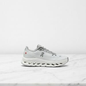 Wygodne sneakersy ON Cloudtilt Glacier Ice na co dzień, unisex, biało szare, tekstylny wierzch, do spodni i dresów, 3ME10103740
