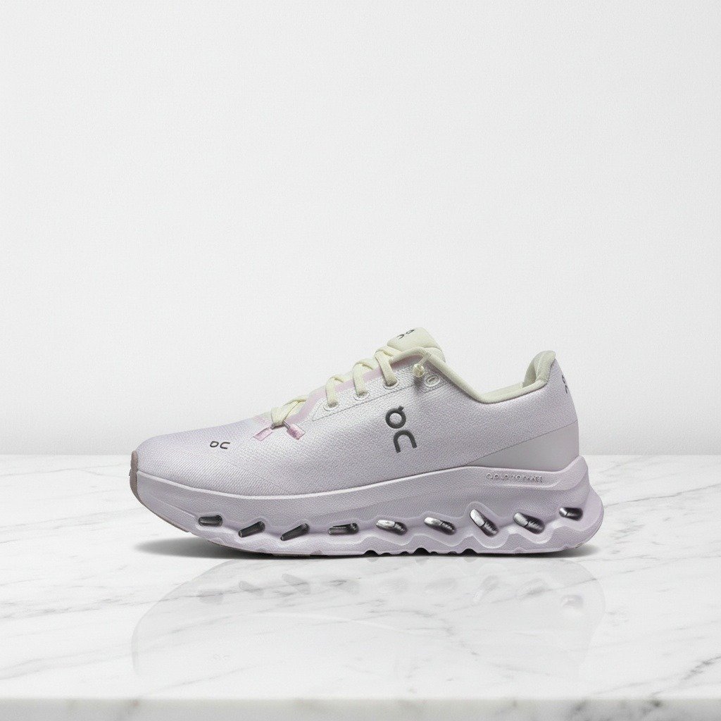 Wygodne sneakersy unisex ON Cloudtilt Heron Dew, na co dzień, różowo-białe, tekstylne, idealne do wielu stylizacji, 3WE10054846