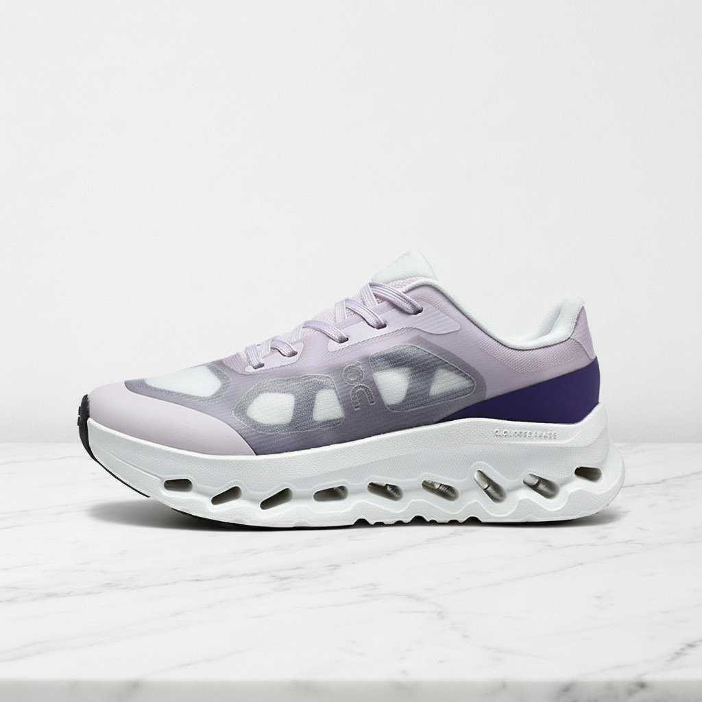 Buty sneakersy On Cloudtilt Remix dla niego i dla niej, fioletowo-biały, wygodne na cały dzień, lekka piankta Helion 3WG10244556