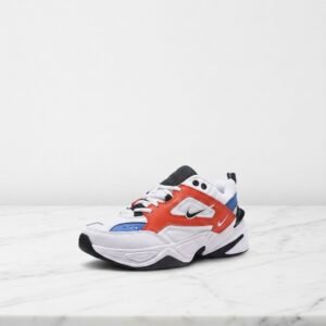 Buty Nike M2K Tekno Team Orange na co dzień, lekkie i wygodne, biało-pomarańczowe, unisex AO3108-101
