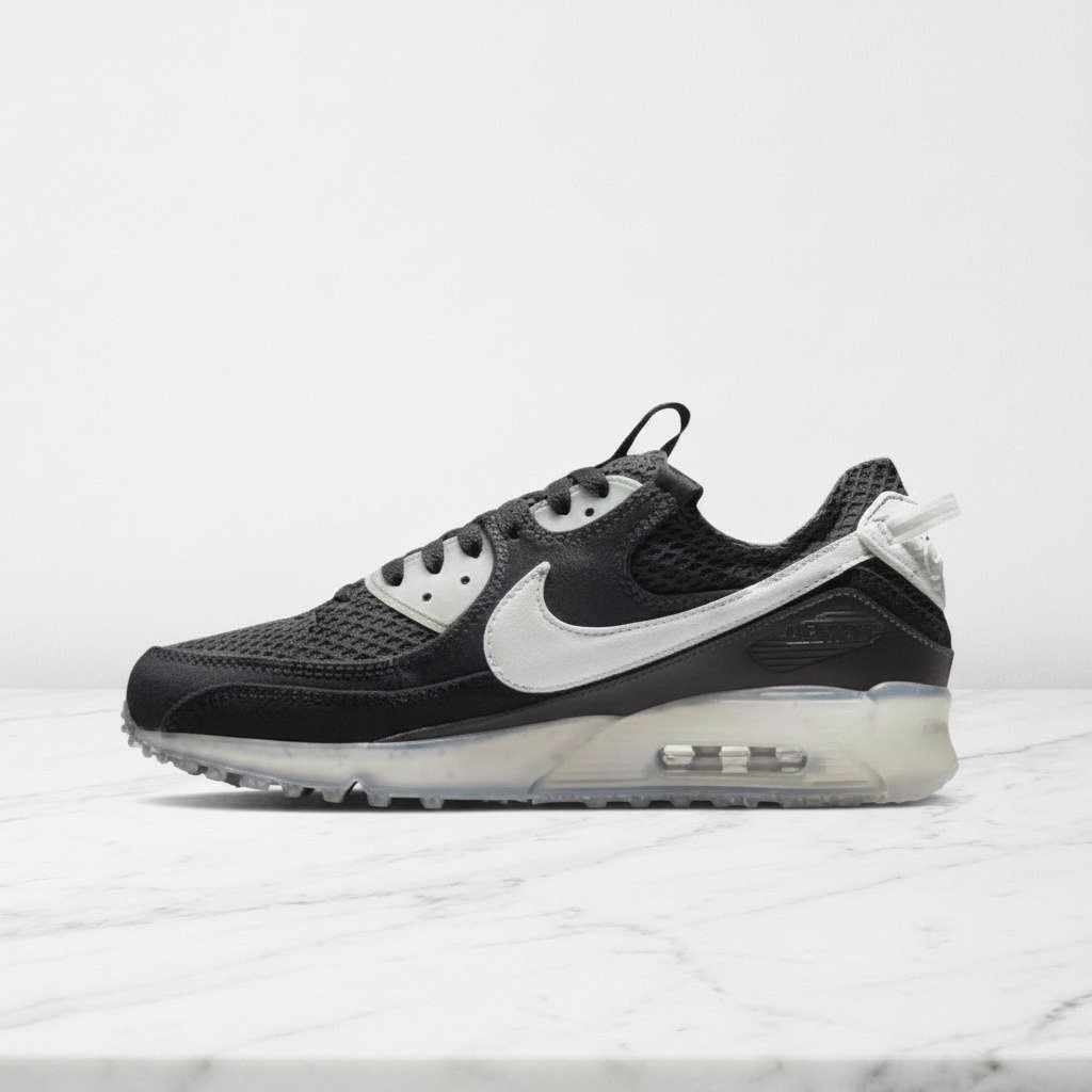 Buty Air Max Terrascape 90 Black White od Nike, unisex, wygodne na co dzień, siatka i skóra, poduszka Max Air, DM0033-002
