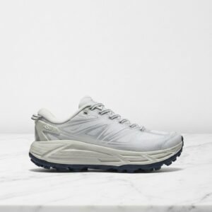 Buty trailowe Hoka Mafate Speed 2 biało-szare, unisex, wygodne na co dzień, Vibram Megagrip 1126851-WSLV