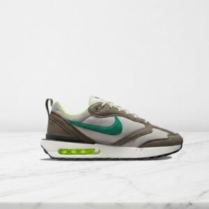 Buty Nike Air Max Dawn Olive na co dzień, unisex, wygodna amortyzacja Air, szaro oliwkowe, zamsz i materiał, DH4656-002