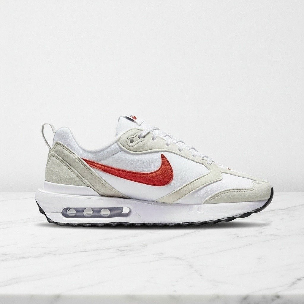 Buty Nike Air Max Dawn na co dzień, biało-beżowe, wygodna amortyzacja Air, pasują do wielu stylizacji DC4068-101