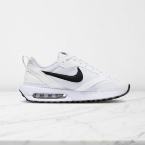 Nike Air Max Dawn, wygodne sneakersy unisex na co dzień, biało-czarne, lekkie i oddychające, idealne do casualowych stylizacji DH5131-101