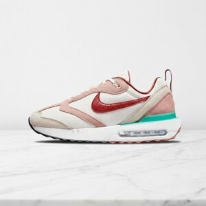Buty Nike Air Max Dawn na co dzień, kolor biały z różowym, wygodne sneakersy unisex pasujące do wielu stylizacji, DQ4976-161