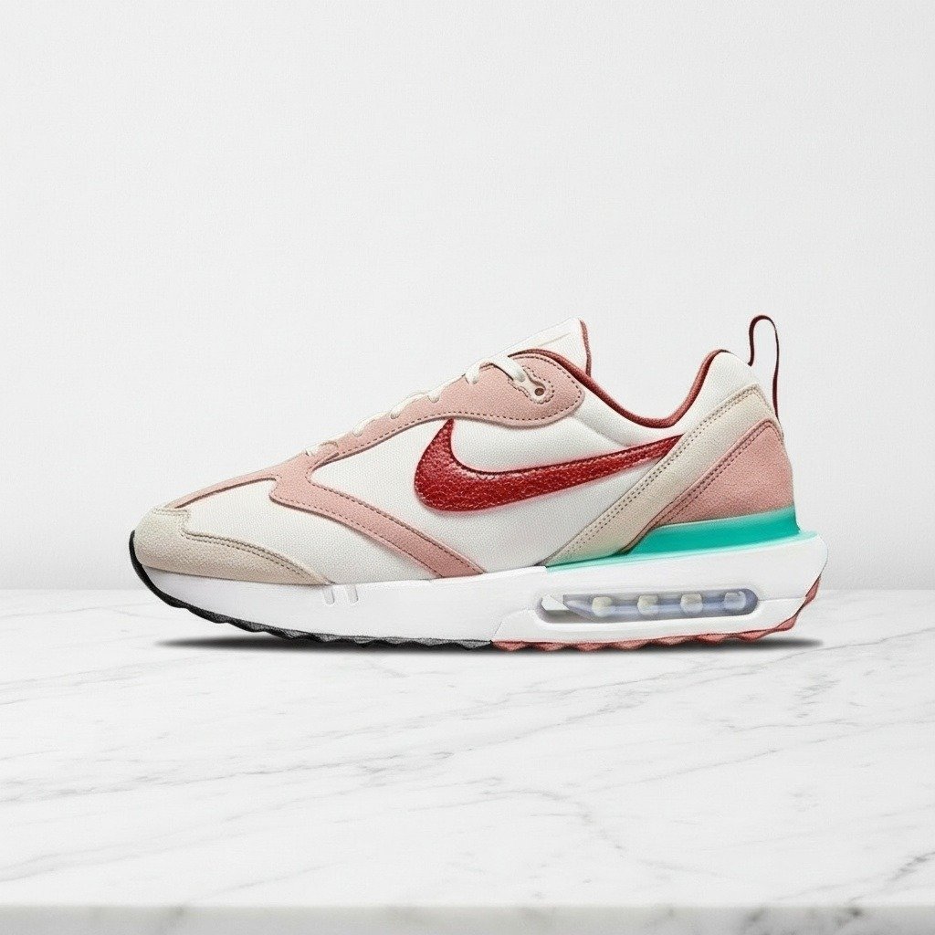 Buty Nike Air Max Dawn na co dzień, kolor biały z różowym, wygodne sneakersy unisex pasujące do wielu stylizacji, DQ4976-161