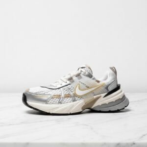 Nike V2K Run Khaki Metallic Silver