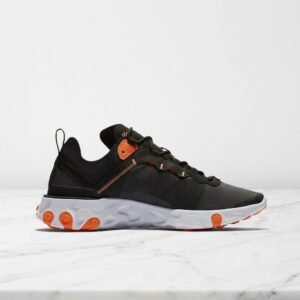Nike React Element 55 Black And Orange