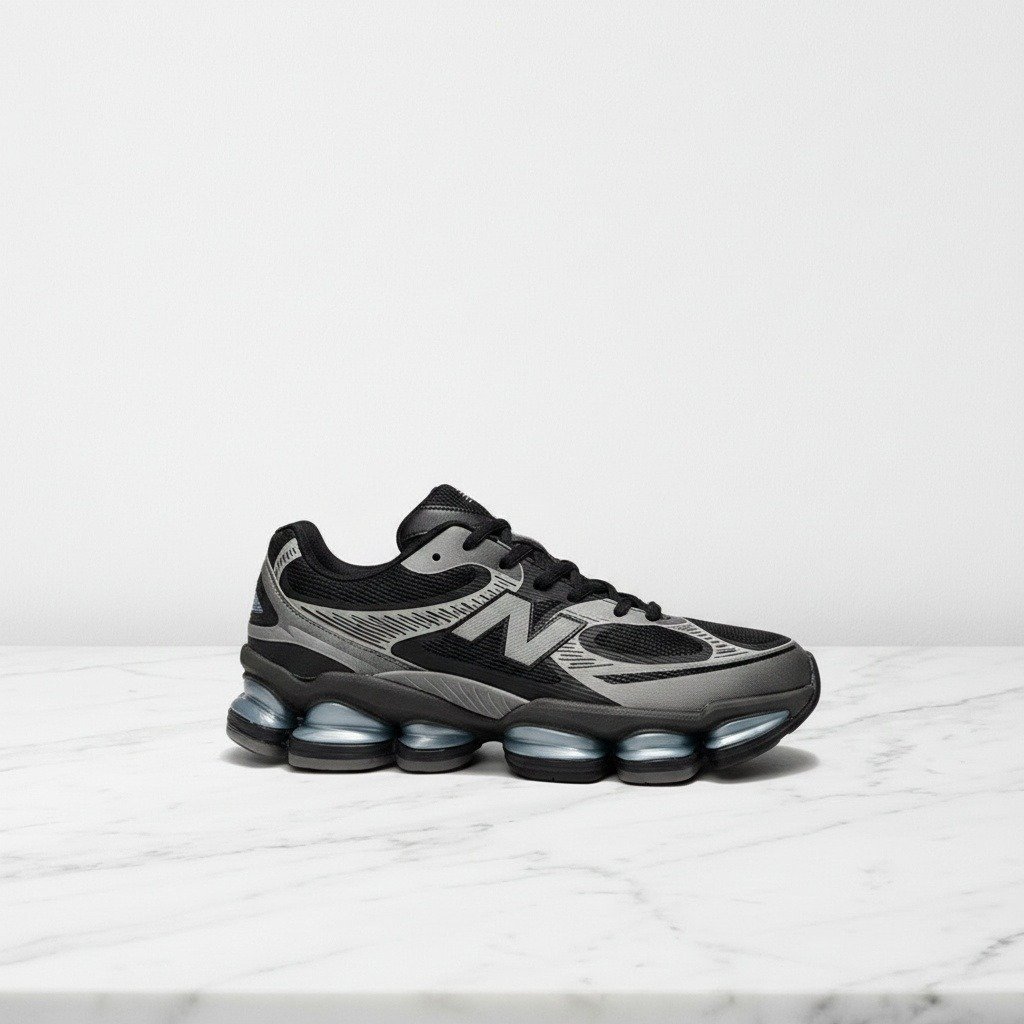Buty New Balance Abzorb 2000 czarno-szare, unisex, wygodne na co dzień, siateczkowa cholewka, miękka amortyzacja U2000EA
