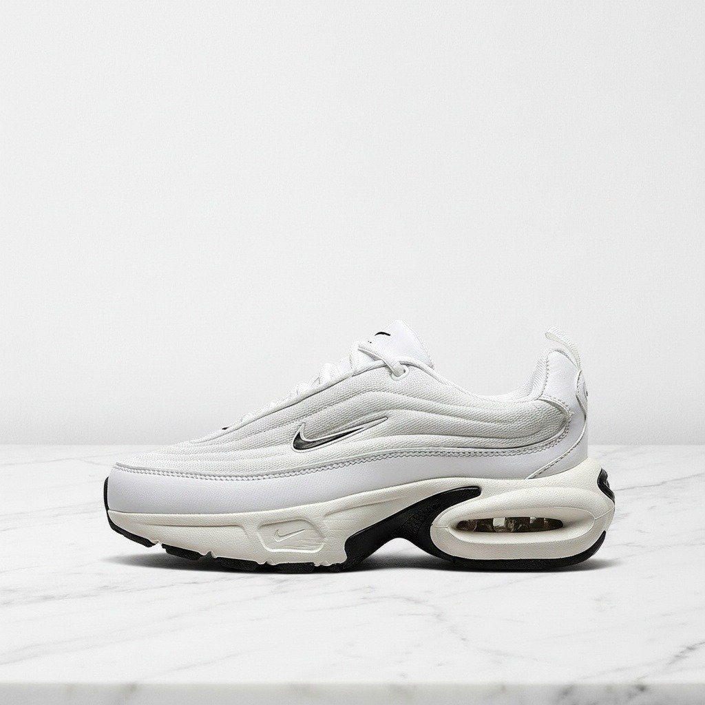 Wygodne sneakersy Nike Air Max Portal, biało czarne, do noszenia na co dzień, miękka pikowana cholewka, unisex HF3053-103