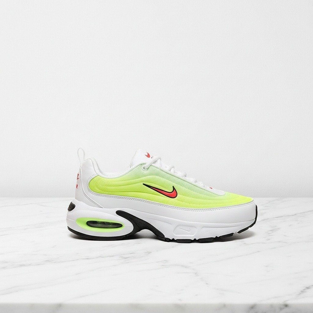 Nike Air Max Portal na co dzień, wygodne sneakersy unisex, biel i żółć, pasują do jeansów i szortów, HF3053-104
