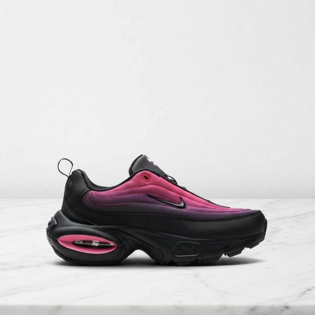 Nike Air Max Portal Pinksicle, wygodne damskie sneakersy na co dzień, czarno-różowe, chunky styl Y2K HV6354-001