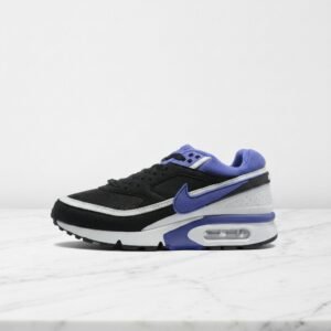 Buty Nike Air Max BW OG na co dzień, czarno niebieskie, wygodna amortyzacja pięty, unisex, siatkowe wstawki DJ6124-001
