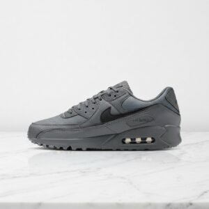 Buty Nike Air Max 90 Premium Smoke Grey Black na co dzień, unisex, wygodna amortyzacja Max Air, szaro czarne, HV4517-003