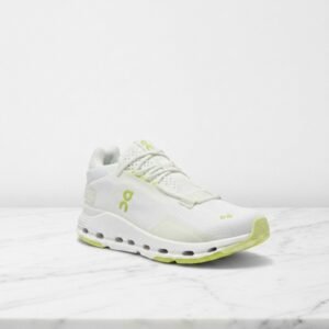 Buty On Cloudnova 2 White Limelight na co dzień, unisex, biało-żółte, lekkie i oddychające 3ME30210124