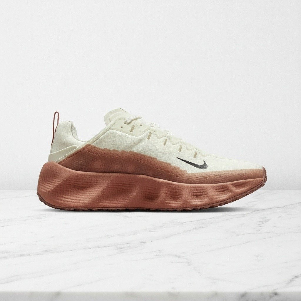Nike Ava Rover na co dzień, beżowo pomarańczowe sneakersy unisex, lekkie i wygodne, amortyzacja ReactX, DX4215-204