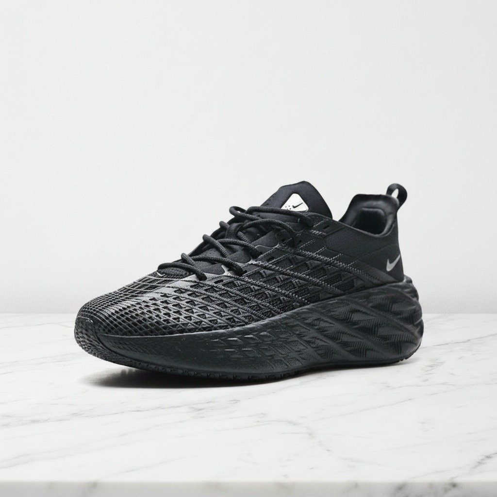 Nike Ava Edge na co dzień, wygodne sneakersy unisex w czerni z szarymi akcentami, lekka amortyzacja, IM1973-004