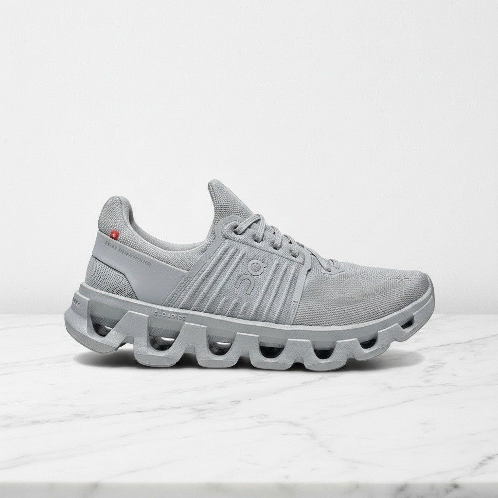 Szare sneakersy ON Cloudswift 4 AD Alloy Frost na co dzień, unisex, lekkie i wygodne na cały dzień 3MF10572303