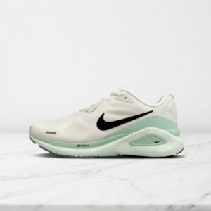 Nike Structure 26, wygodne buty na każdy dzień, biało miętowe, siatka i tkanina, pasują do wielu stylizacji, unisex HJ1101-100