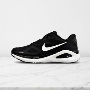 Buty do biegania Nike Structure 26, wygodne na co dzień, kolor czarno-biały, unisex, HJ1102-002