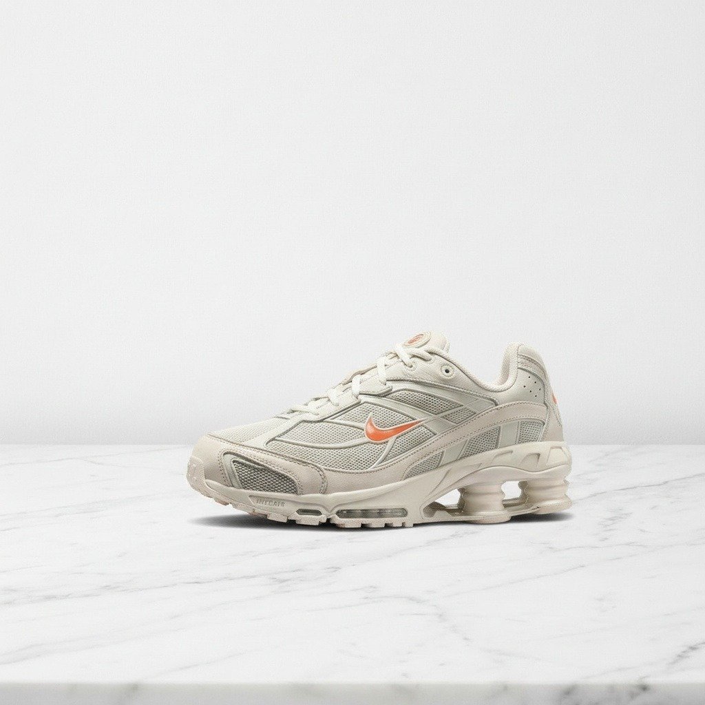 Nike Shox Ride 2 dla ciebie na każdy dzień, wygodne sneakersy unisex, biało beżowe, HQ5412-072