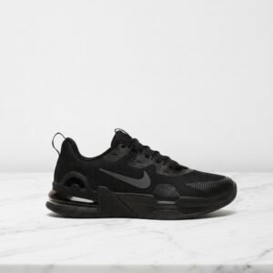Nike Air Max Alpha 5, czarne sneakersy unisex na co dzień, wygodna siatka i syntetyk, pasują do wielu stylizacji, DM0829-010