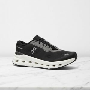 Buty do biegania ON Cloudrunner 3 na co dzień, wygodne sneakersy unisex, czarno białe, do dowolnej stylizacji 3WG10051430