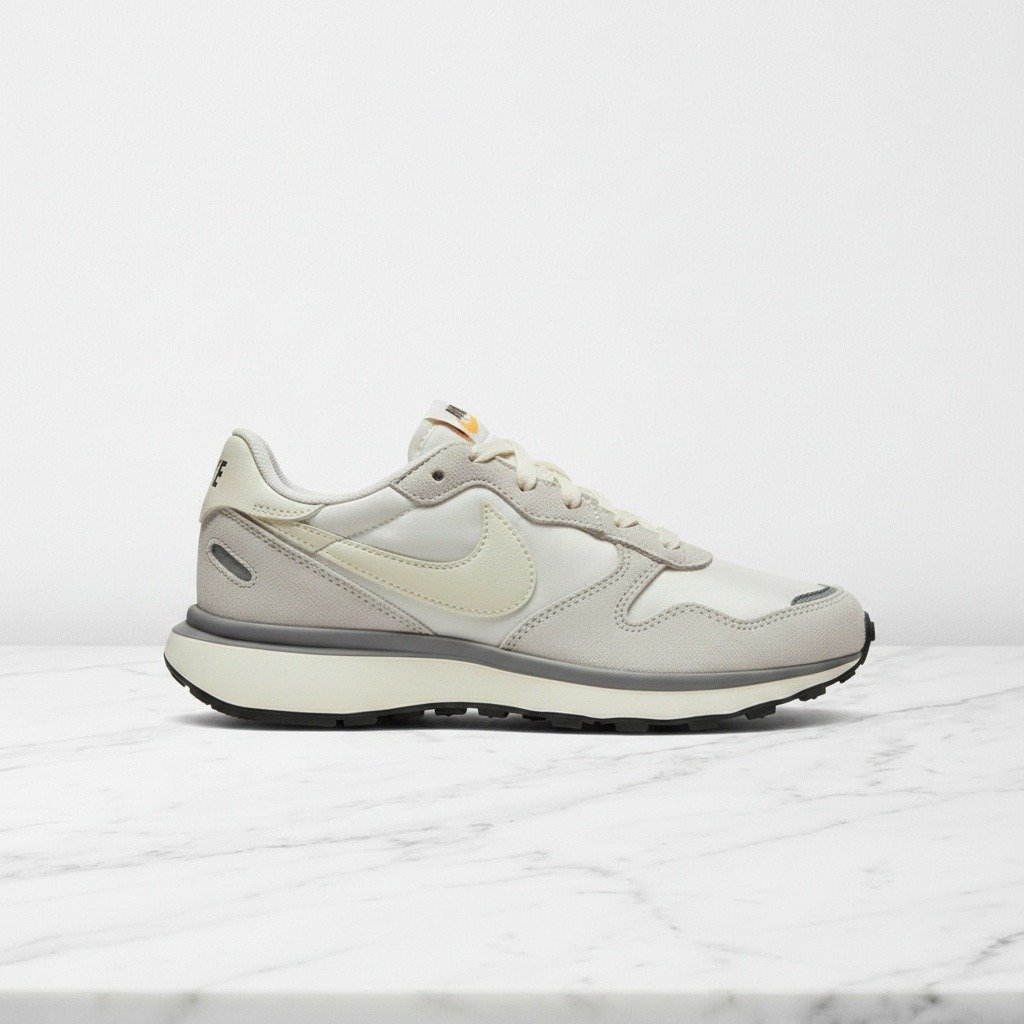Buty Nike Phoenix Waffle Womens, biało-szare, wygodne na co dzień, oddychająca cholewka, unisex FD2196-002