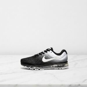 Buty Nike Air Max 2017 Black White na co dzień, unisex, lekkie i wygodne, siatkowa cholewka, pasują do wielu stylizacji 849559-010