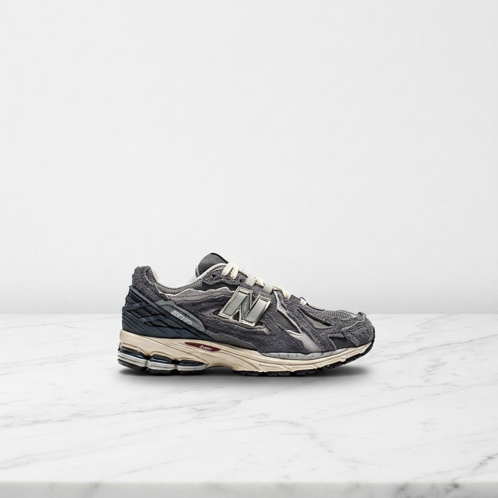 Szare sneakersy unisex New Balance 1906 DA na co dzień, wygodny zamsz i siatka, amortyzacja Acteva Lite M1906DA