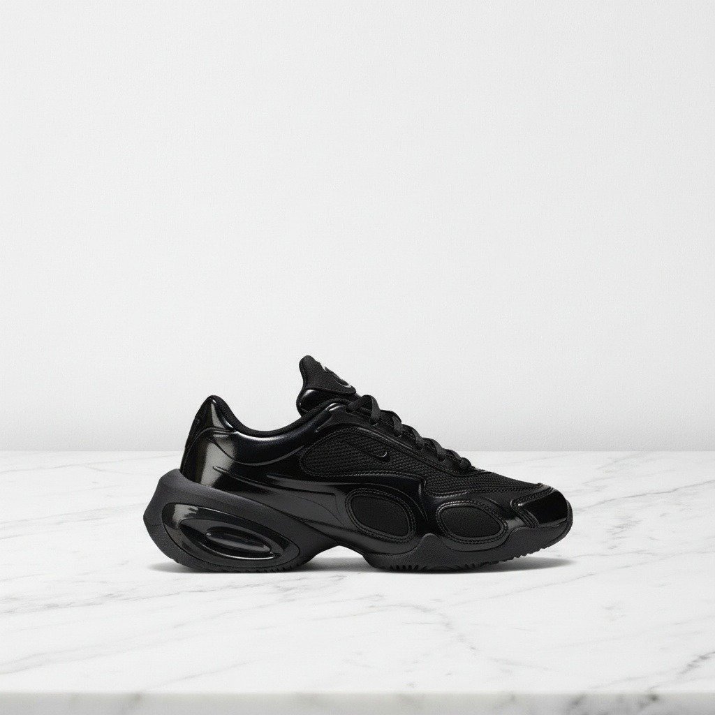 Buty Nike Air Max Muse na co dzień, męskie, czarne z metalicznym akcentem, wygodna amortyzacja Max Air FV1920-003