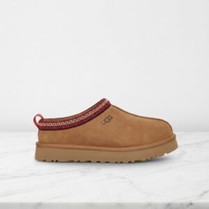 Hej, poznaj kapcie UGG Tazz Chestnut dla kobiet, wygodne na co dzień, brązowy zamsz, idealne na jesień 1143776K-CHE