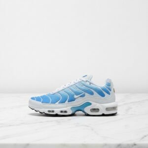 Buty na co dzień Nike Air Max Plus Sky Blue, wygodne sneakersy unisex, biel i błękit, pasują do wielu stylizacji 852630-411